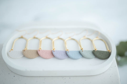 Clay Earrings | Arch Dangles | Spring Fling Collection
