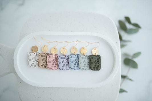 Clay Earrings | Spring Fling Flower Dangles | Spring Fling Collection