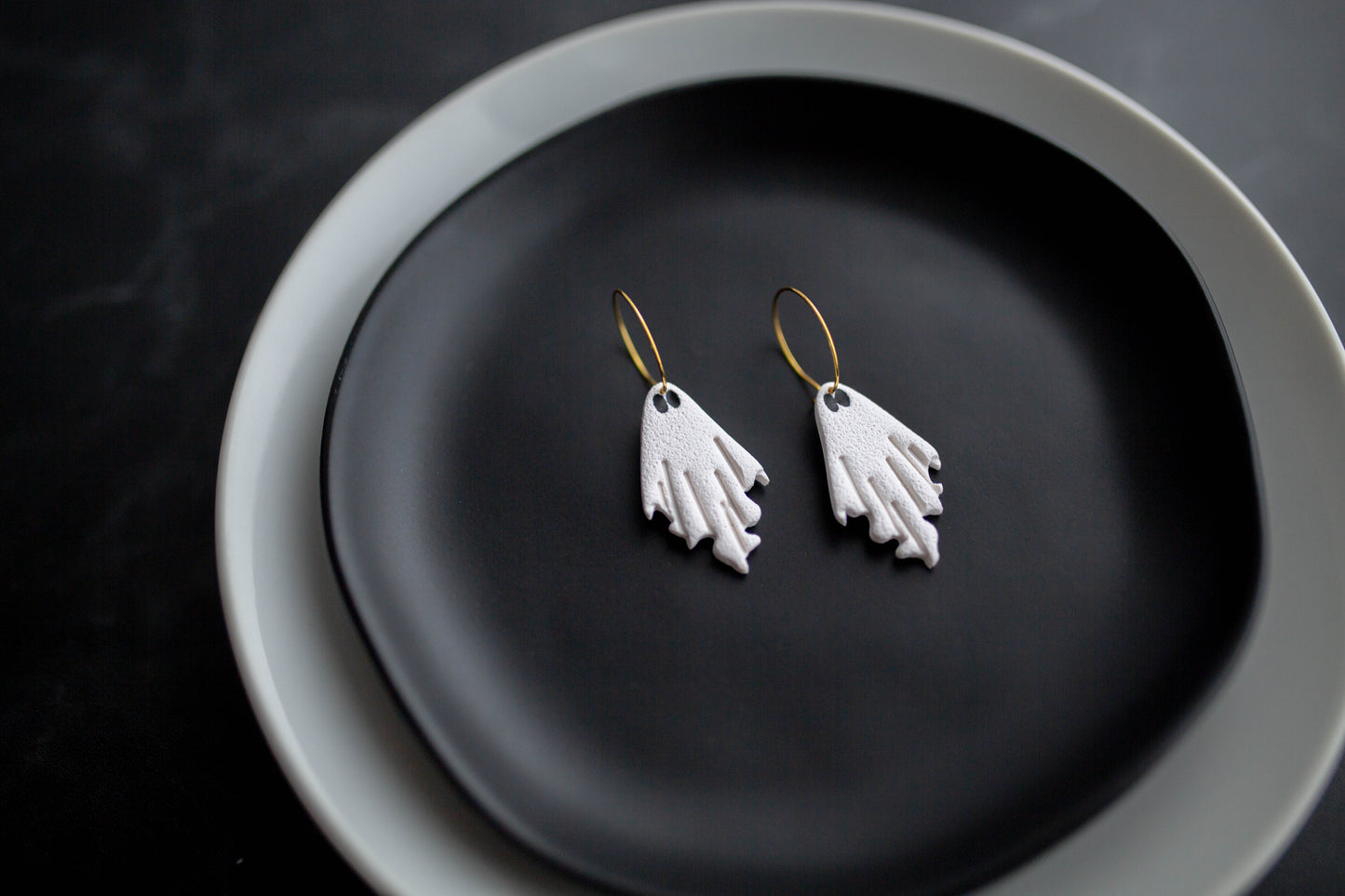 Earrings | Ghost Hoops | Boo Collection