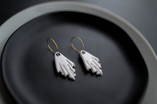 Earrings | Ghost Hoops | Boo Collection