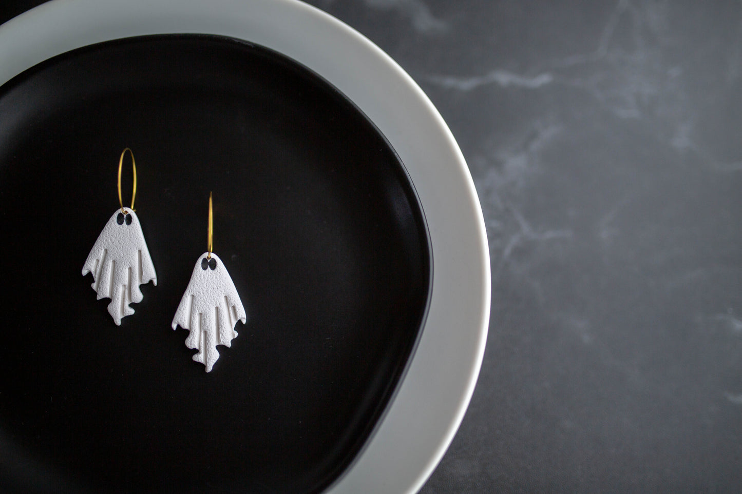 Earrings | Ghost Hoops | Boo Collection