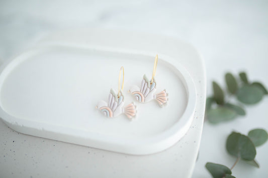 Clay Earrings | Spring Fling Bird Hoops | Spring Fling Collection