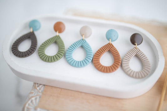 Clay Earrings | Cowgirl Dangles | Cozy Cowgirl Collection