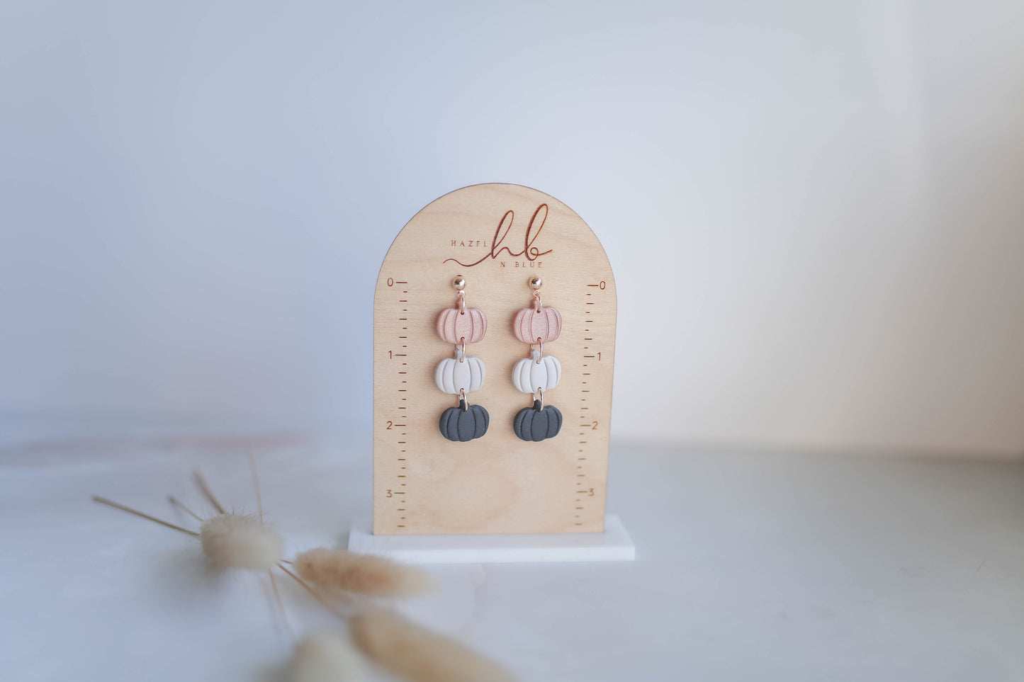 Clay Earrings | Pumpkin Trio | Autumn Vibes Collection