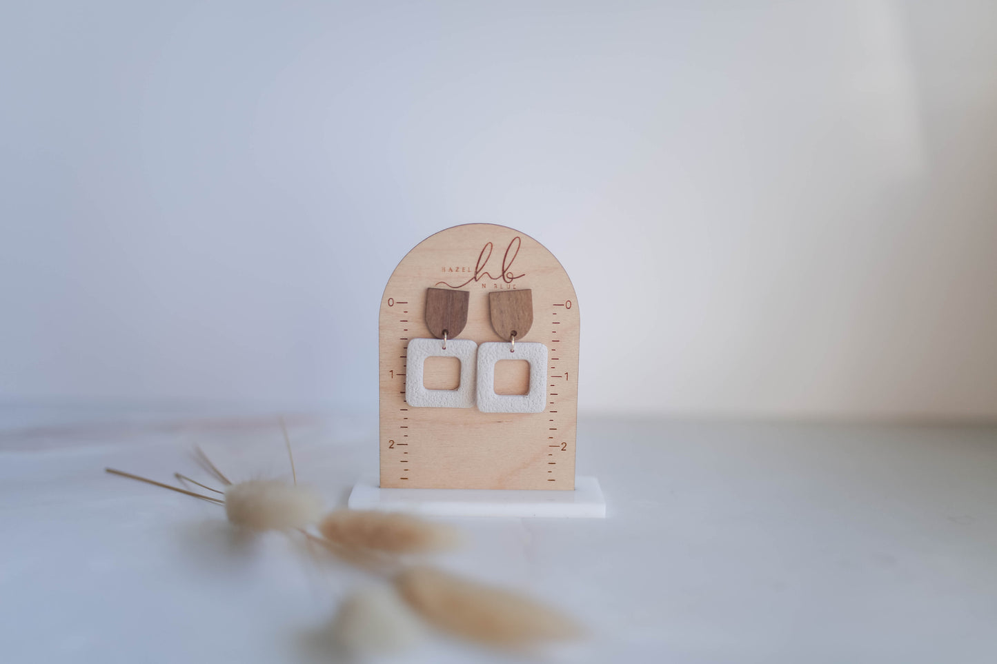 Clay Earrings | Square Dangles | Autumn Vibes Collection