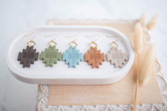 Clay Earrings | Bootcut Dangles | Cozy Cowgirl Collection