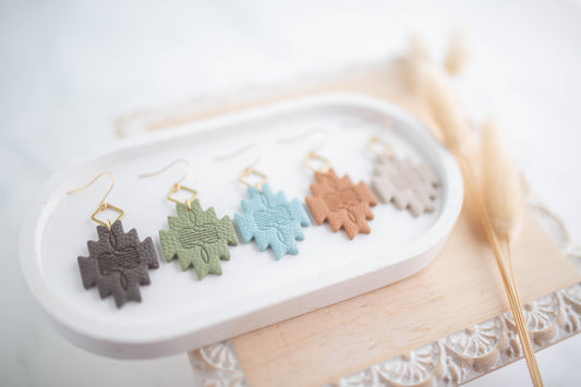 Clay Earrings | Bootcut Dangles | Cozy Cowgirl Collection