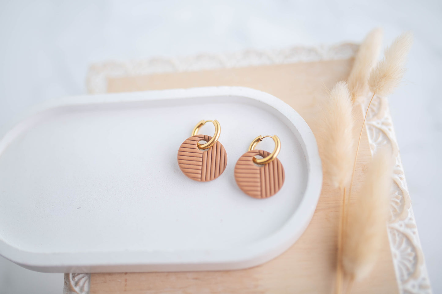 Clay Earrings | Cozy Huggies | Cozy Cowgirl Collection
