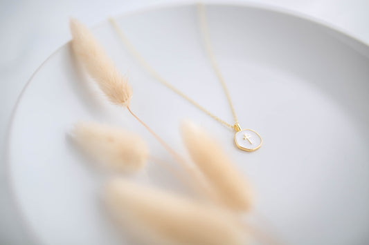 Necklace | Enamel Cross Necklace | Spring Fling Collection