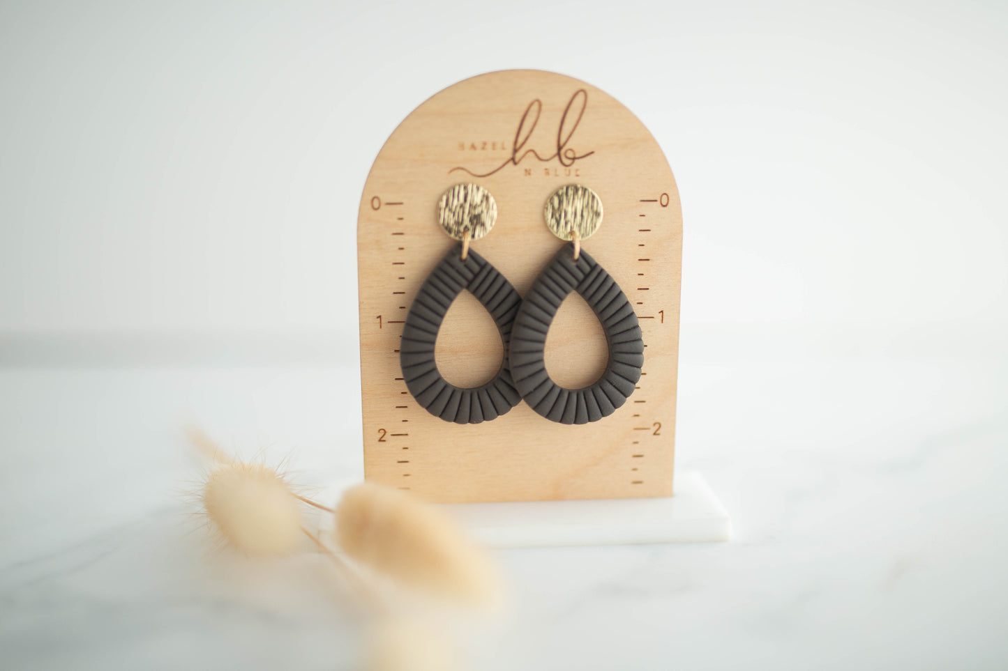Clay Earrings | Teardrop Dangles | Autum Edit Collection