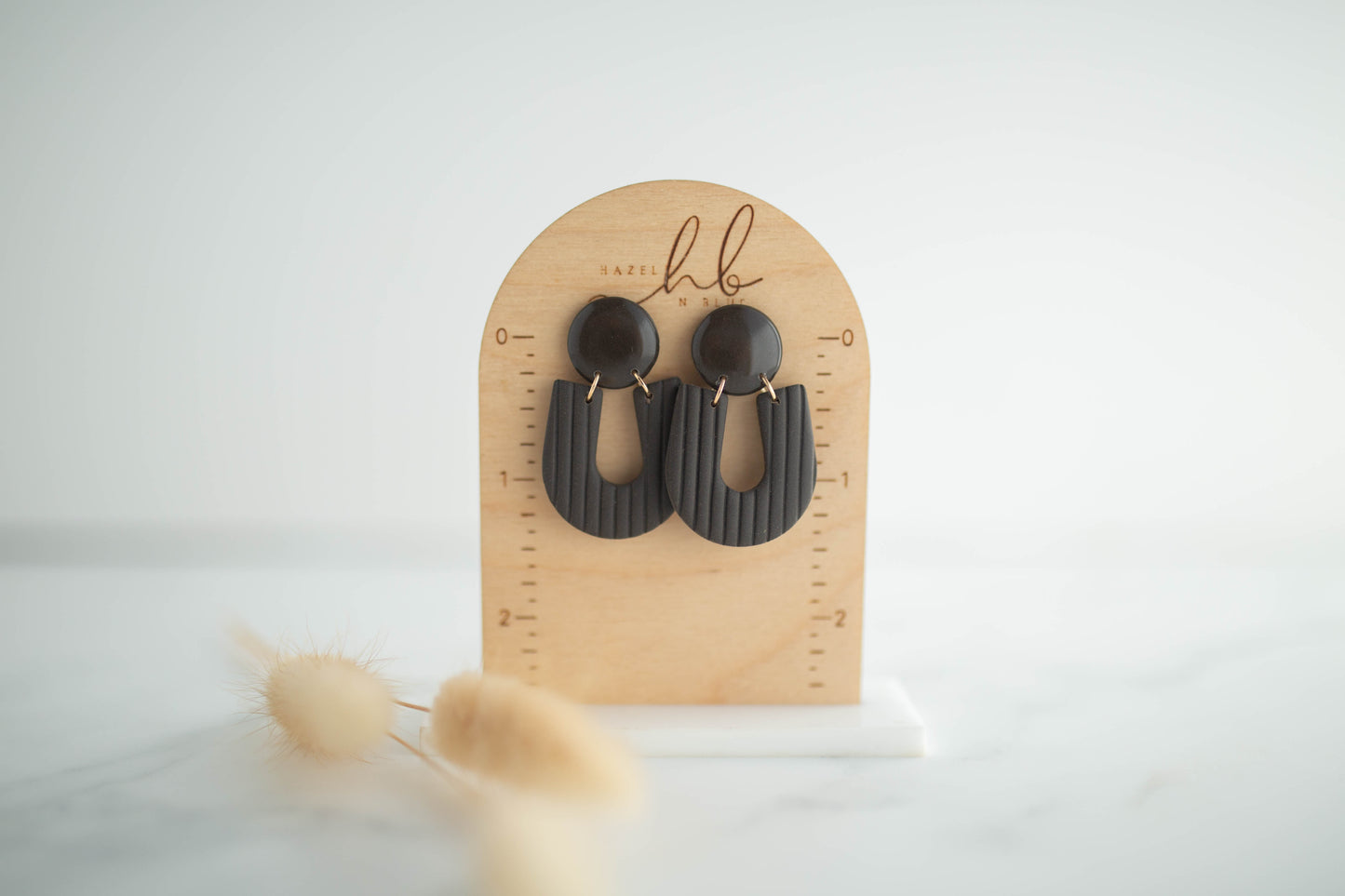 Clay Earrings | Horseshoes Dangles | Autumn Edit