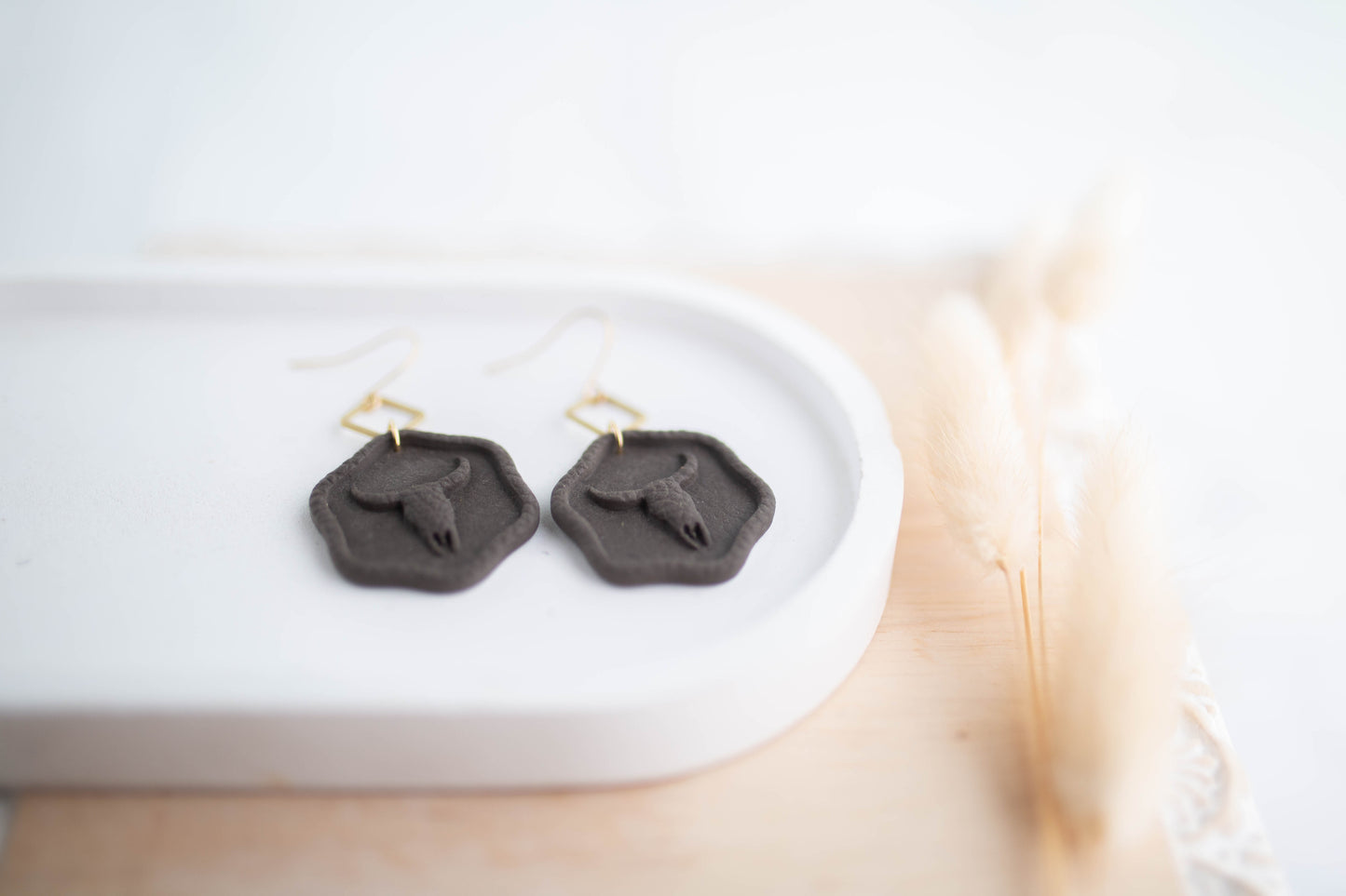 Clay Earrings | Stampede Dangles | Cozy Cowgirl Collection