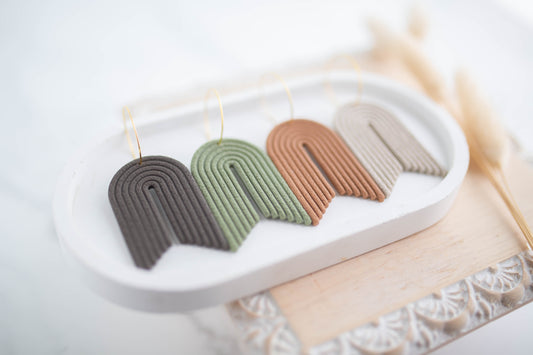 Clay Earrings | Cozy Arches | Cozy Cowgirl Collection