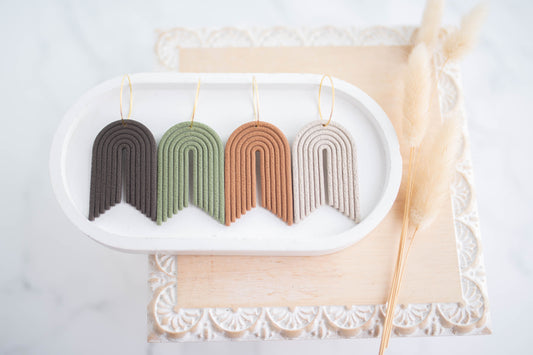 Clay Earrings | Cozy Arches | Cozy Cowgirl Collection