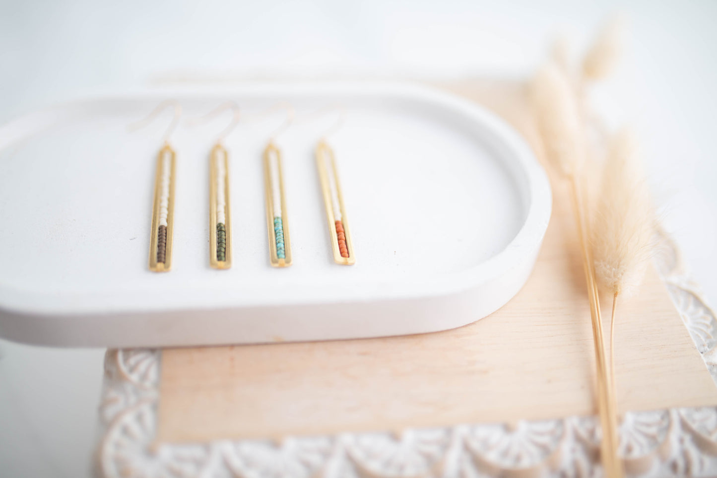 Beaded Earrings | Cowgirl Beaded Dangles | Cozy Cowgirl Collection