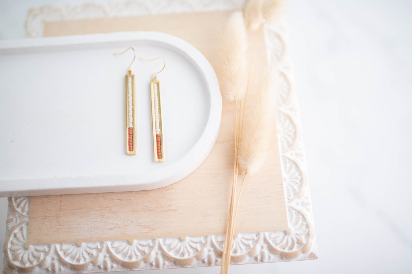 Beaded Earrings | Cowgirl Beaded Dangles | Cozy Cowgirl Collection
