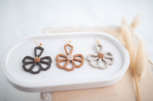 Clay Earrings | Wildflower Dangles | Cozy Cowgirl Collection