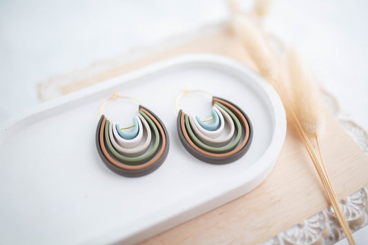Clay Earrings | Cozy Cowgirl Hoops | Cozy Cowgirl Collection
