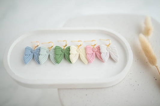 Clay Earrings | Happy Bows | Happy Collection