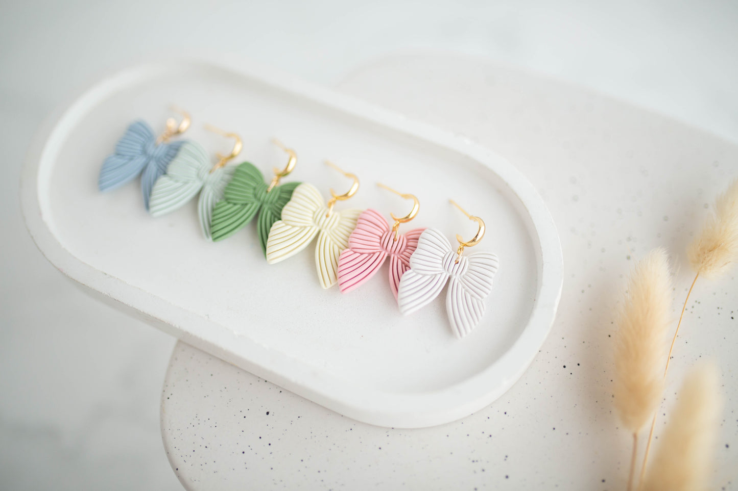 Clay Earrings | Happy Bows | Happy Collection