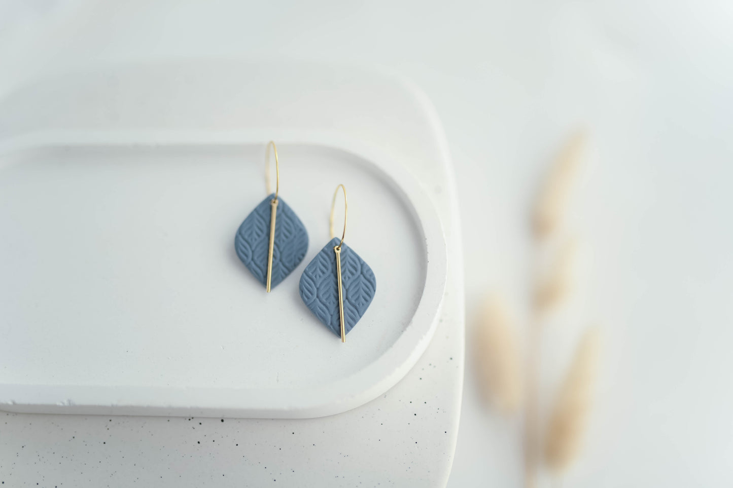 Clay Earrings | Fall Hoops | Autumn Vibes Collection