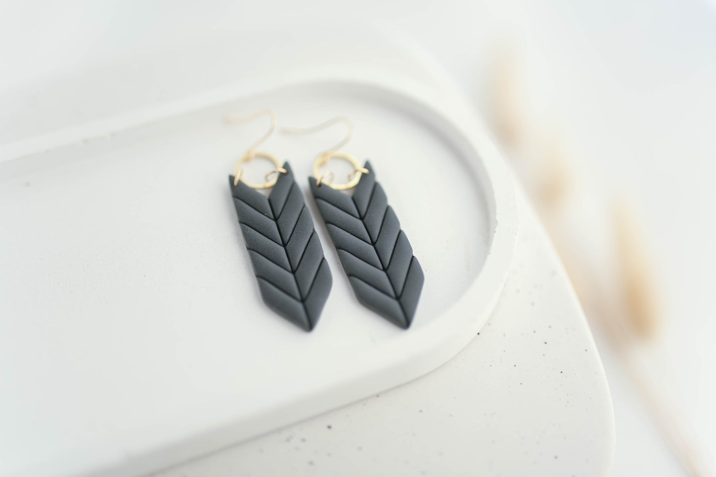 Clay Earrings | Fletching Dangles | Autumn Vibes Collection