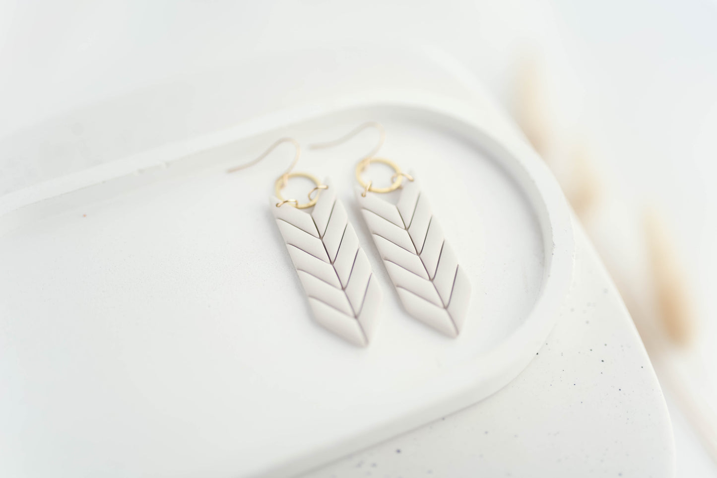 Clay Earrings | Fletching Dangles | Autumn Vibes Collection