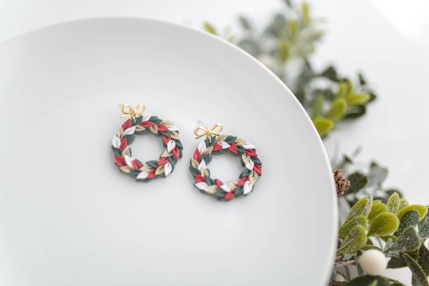 Clay Earrings | Wreaths | Merry Everything