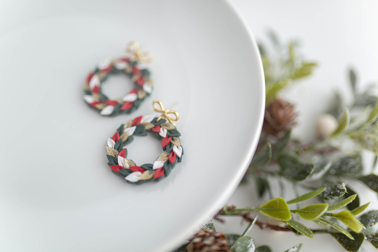 Clay Earrings | Wreaths | Merry Everything