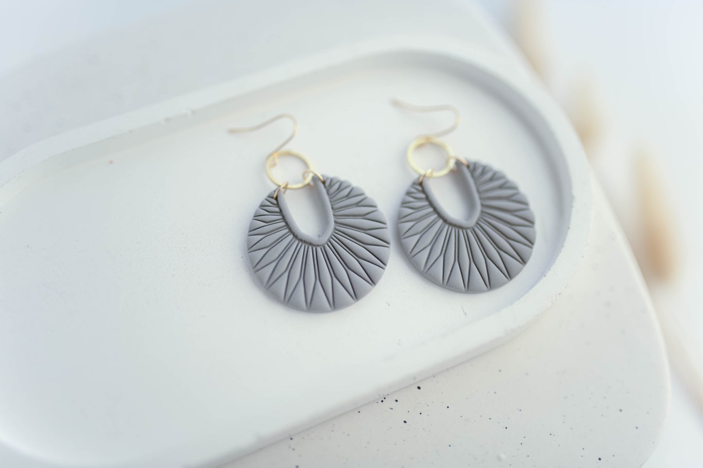 Clay Earrings | Art Deco Dangles | Autumn Vibes Collection