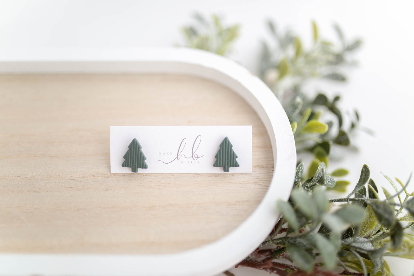 Clay Earrings | Christmas Studs | Merry Everything