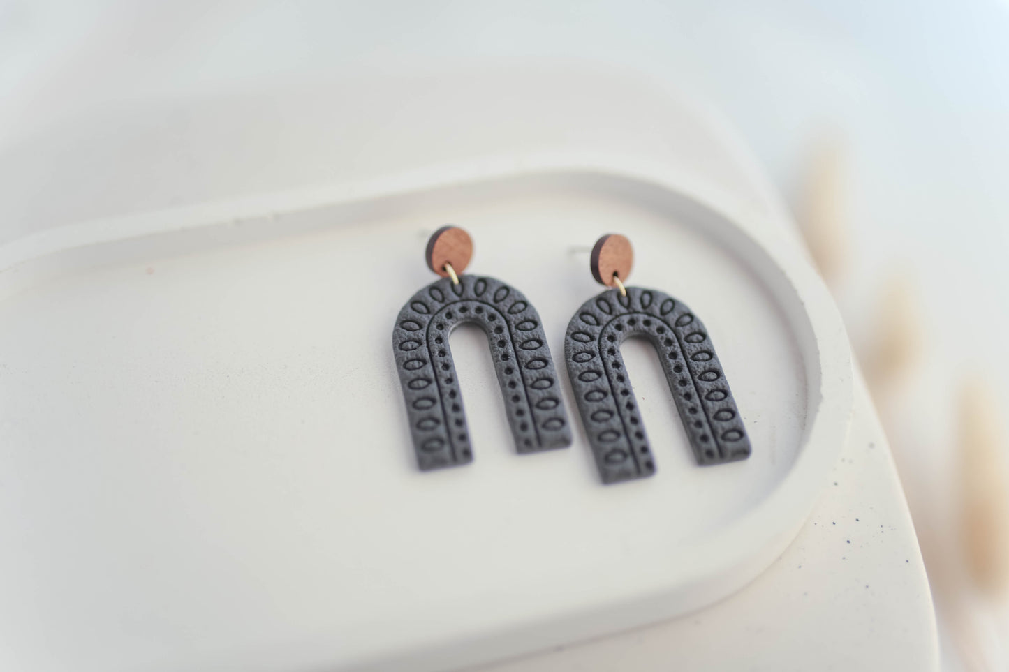 Clay Earrings | Boho Arch Dangles | Autumn Vibes Collection