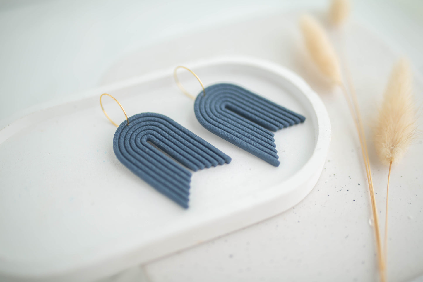 Clay Earrings | Arch Hoops | Autumn Edit