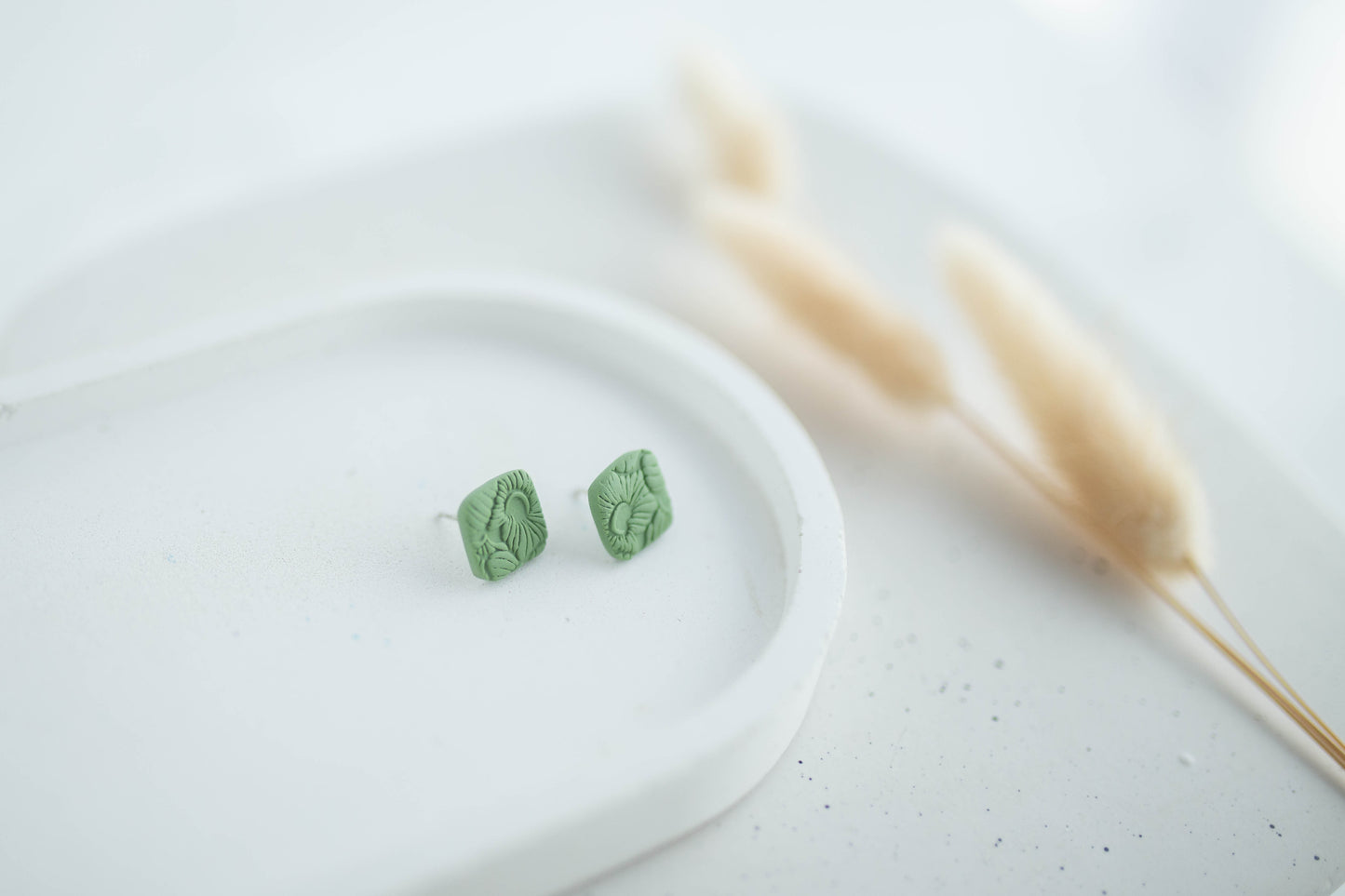 Clay Earrings | Happy Studs | Happy Collection