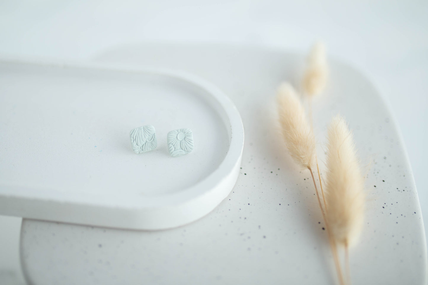 Clay Earrings | Happy Studs | Happy Collection