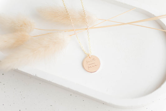 Necklace | Faith Over Fear Necklace