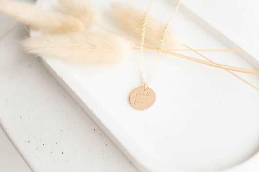Necklace | Faith Over Fear Necklace
