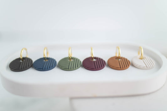 Clay Earrings | Cozy Huggies  | Autumn Edit