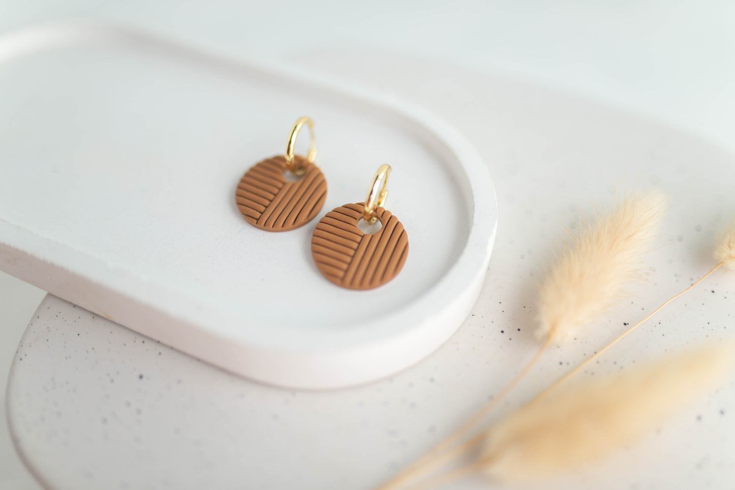 Clay Earrings | Cozy Huggies  | Autumn Edit