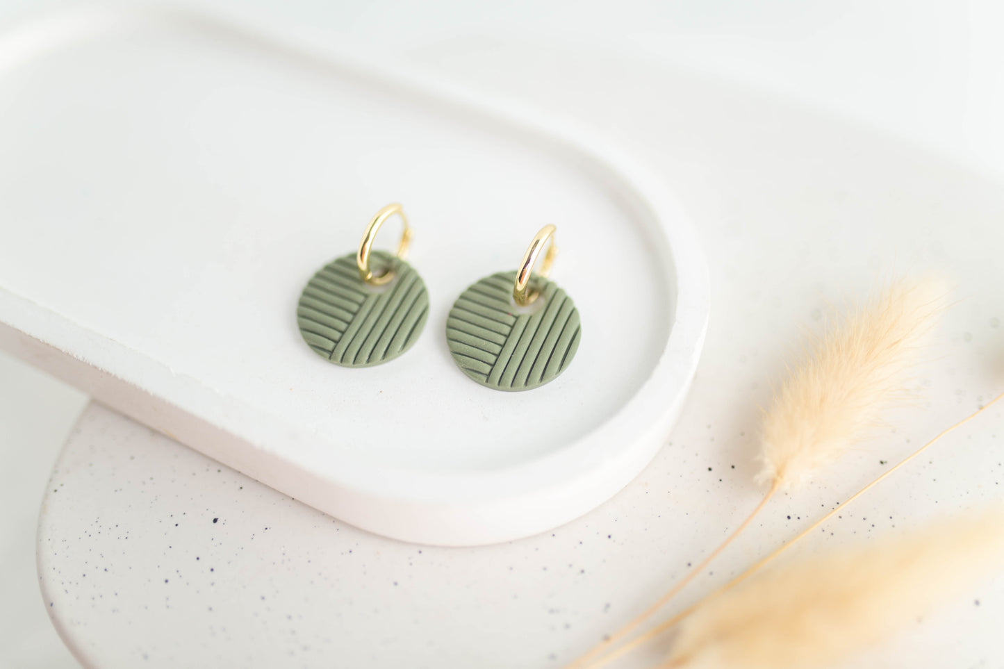 Clay Earrings | Cozy Huggies  | Autumn Edit