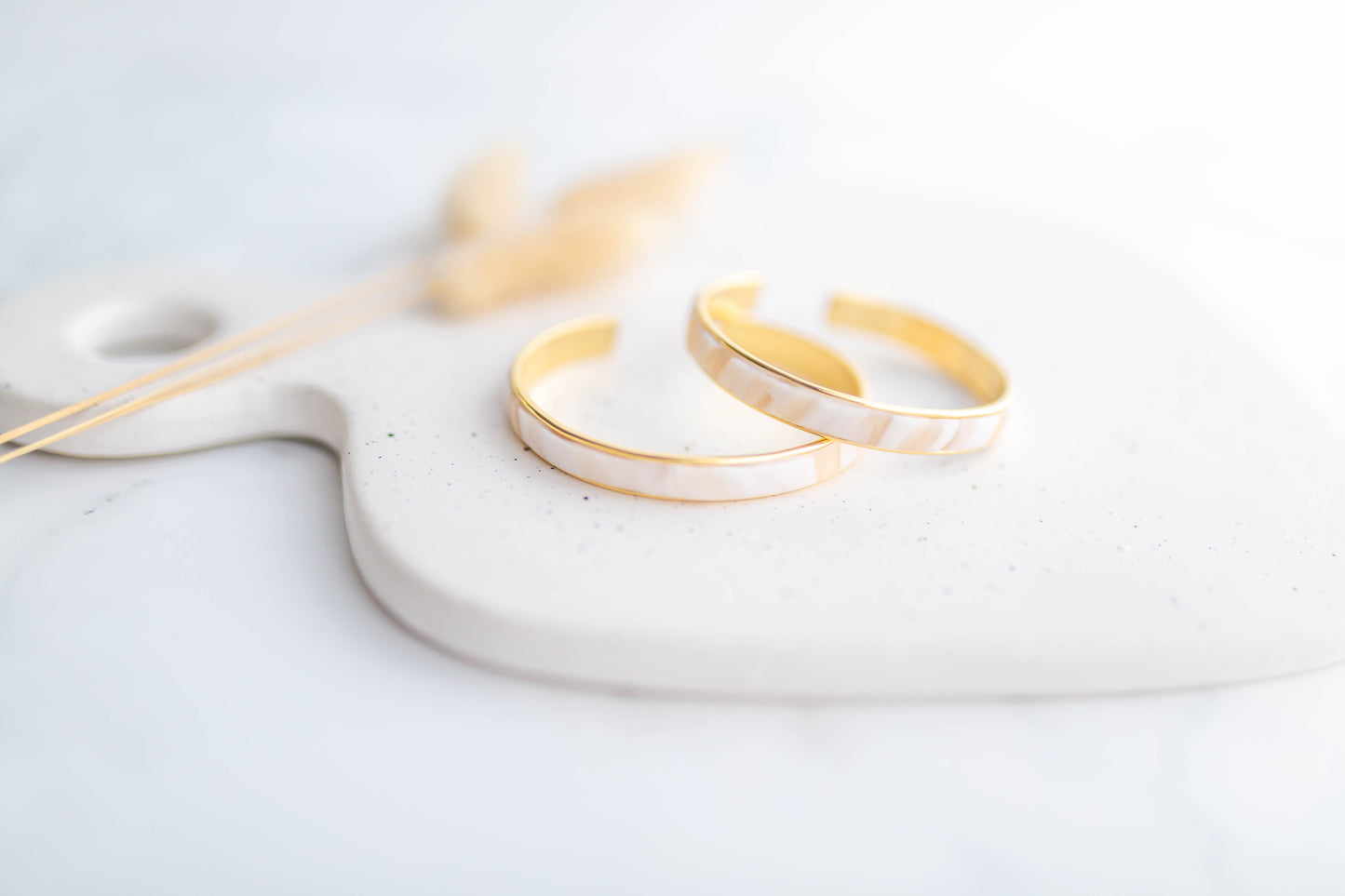 Clay Bracelet | Marble Cuff | Mother's Day Collection
