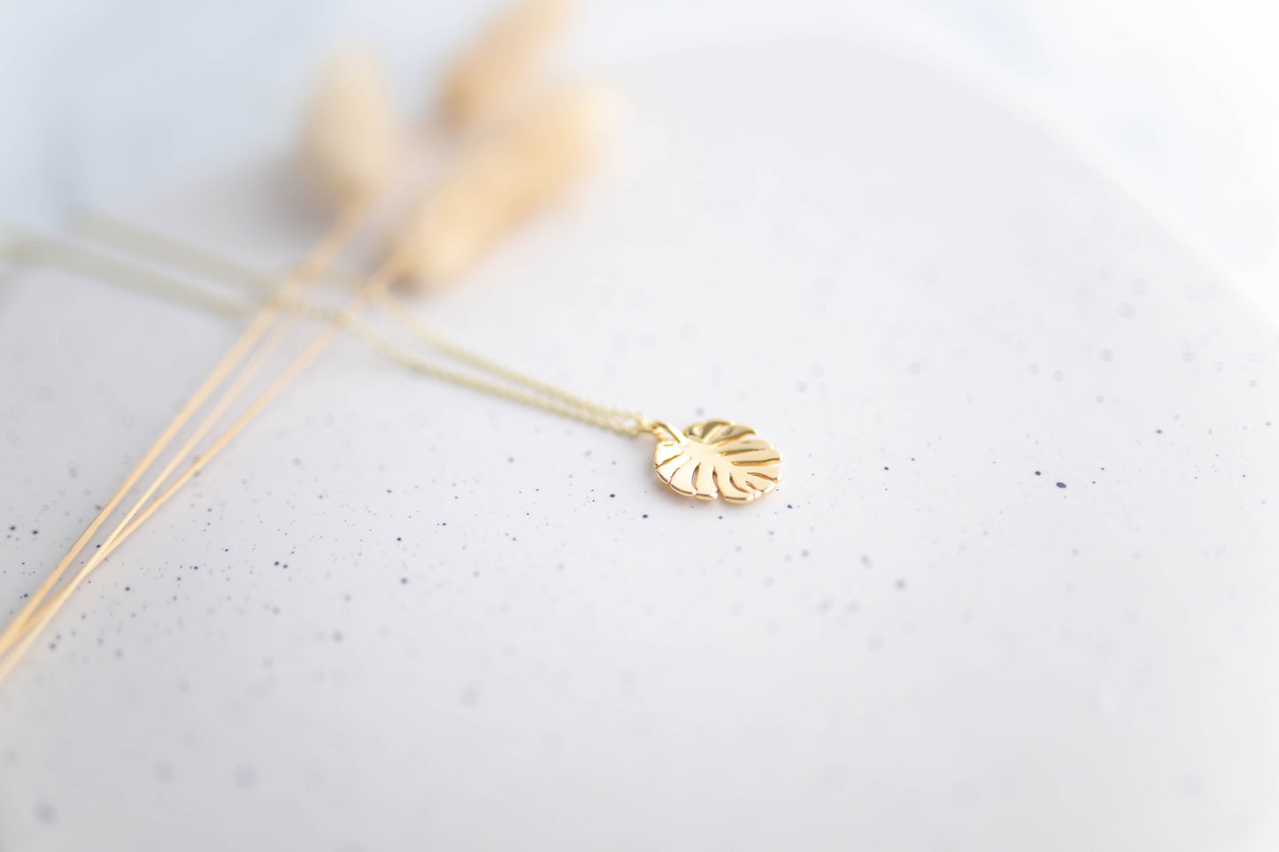 Stamped Jewelry | Monstera Necklace | Mother's Day Collection