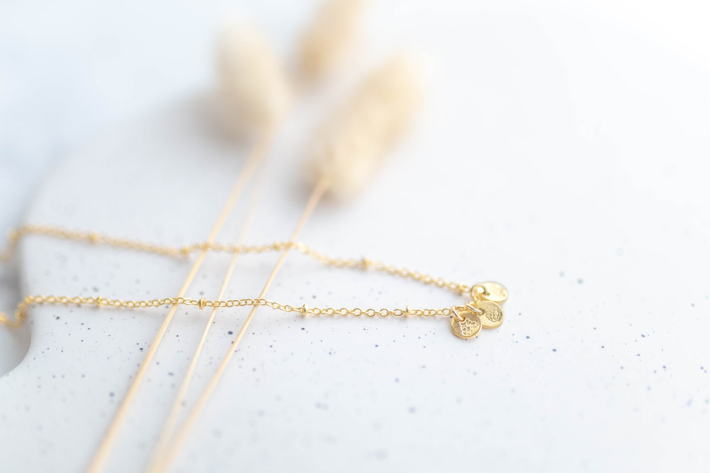 Stamped Jewelry | Multi Dainty Birth Flower Necklace | Mother's Day Collection