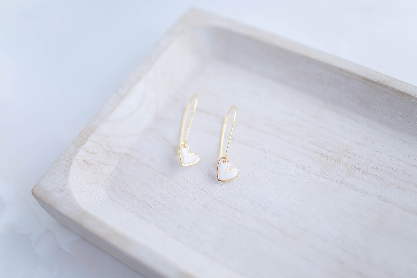 Clay Earrings | Mini Heart Drops | Lover Era Collection
