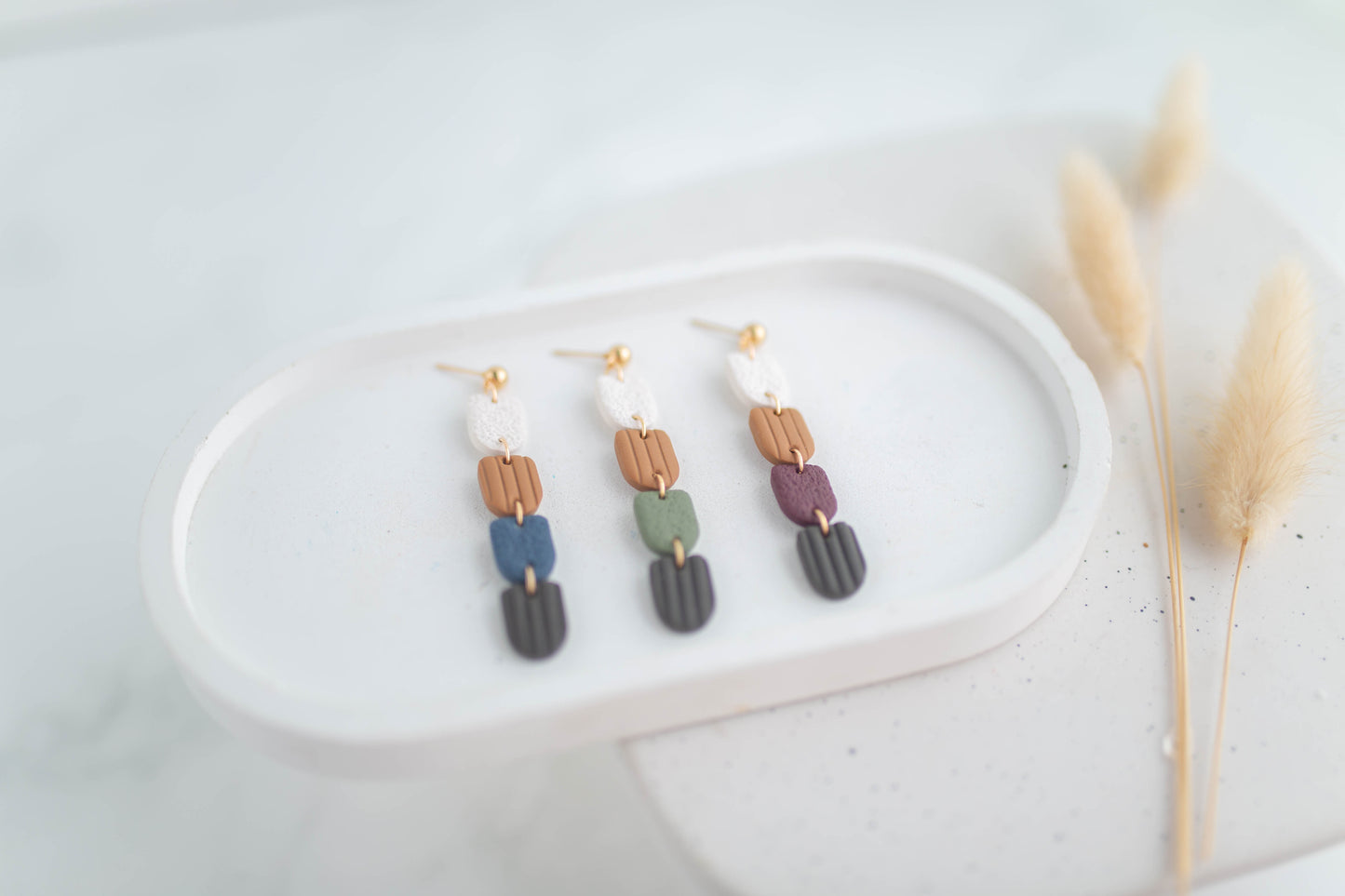 Clay Earrings | Autumn Dangles | Autumn Edit