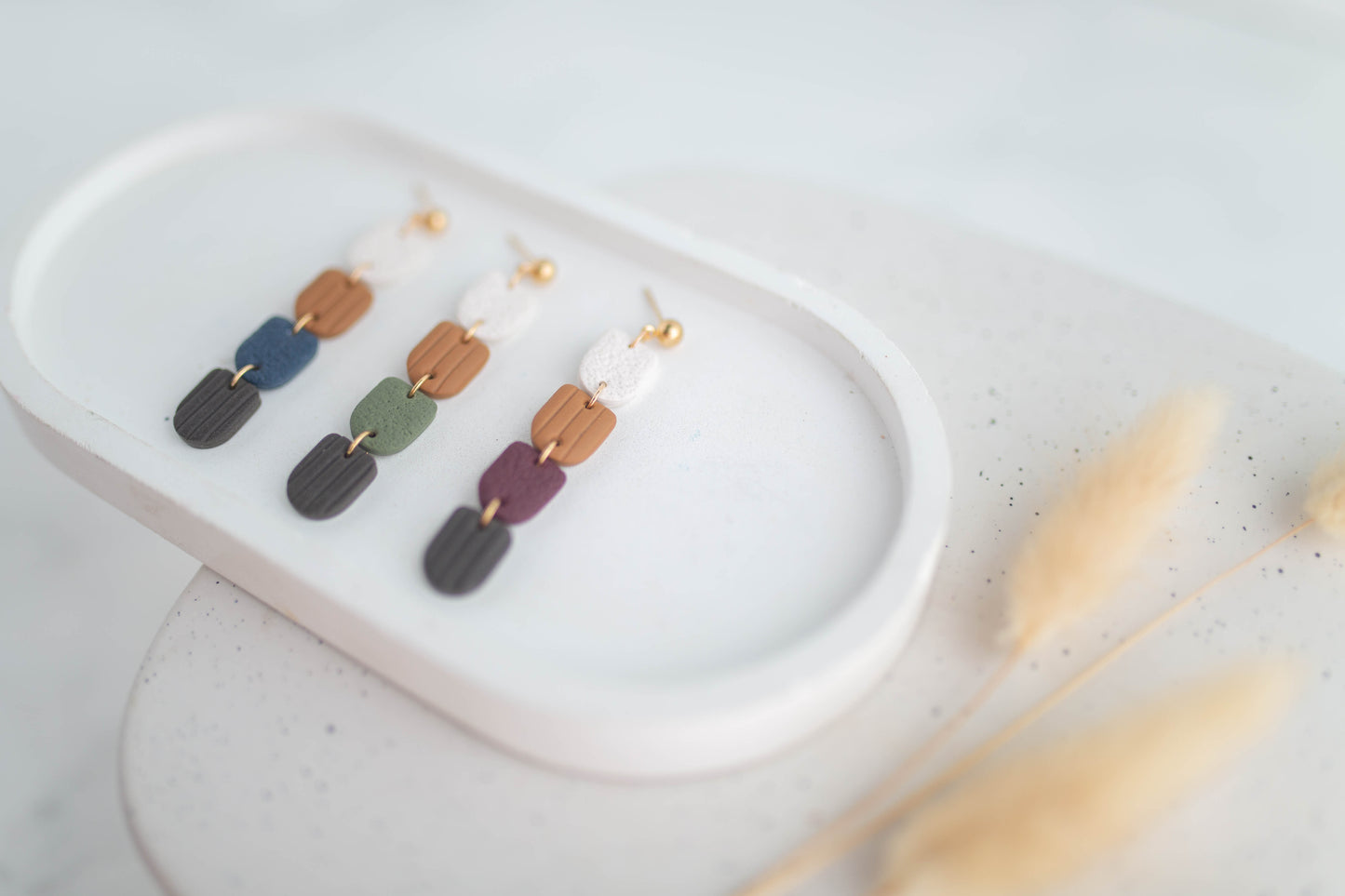 Clay Earrings | Autumn Dangles | Autumn Edit