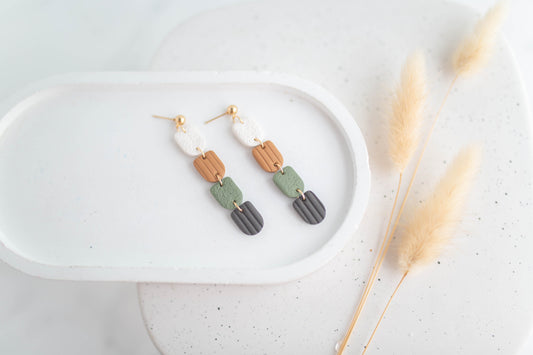 Clay Earrings | Autumn Dangles | Autumn Edit
