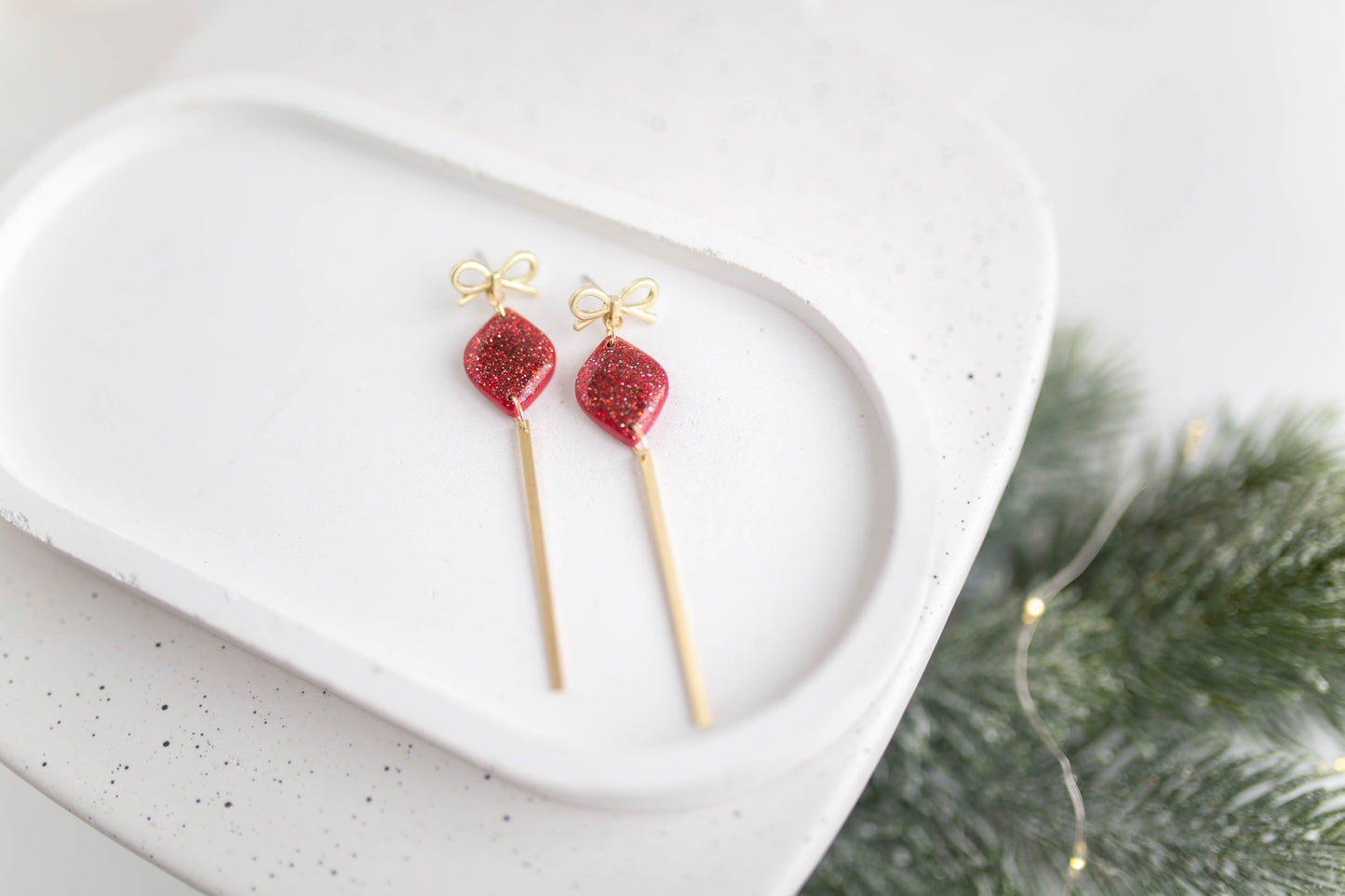 Clay Earrings | Merry+Bright Simple Dangles | Merry+Bright Collection