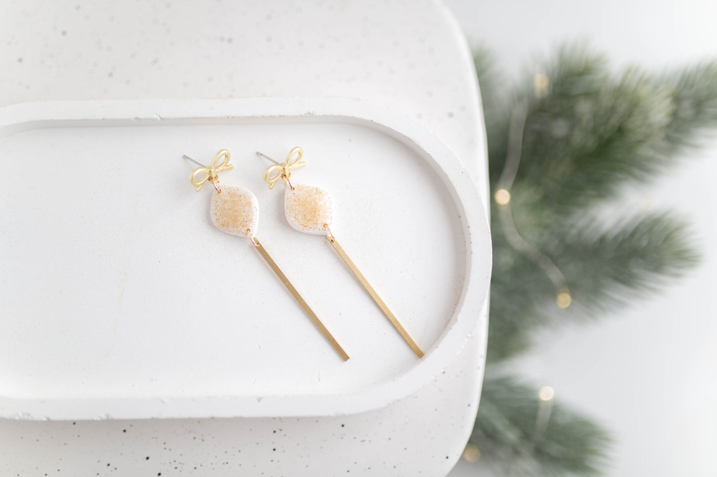 Clay Earrings | Merry+Bright Simple Dangles | Merry+Bright Collection