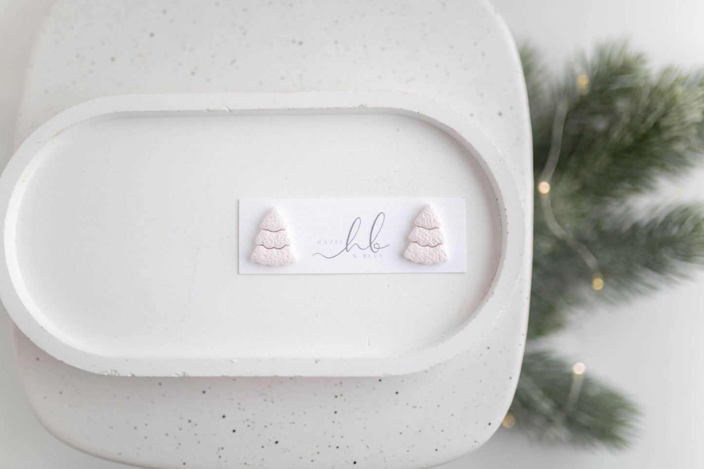 Clay Earrings | Festive Studs | Merry+Bright Collection